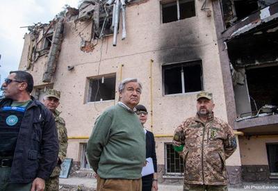 Rússia afirma ter bombardeado Kiev durante visita do chefe da ONU