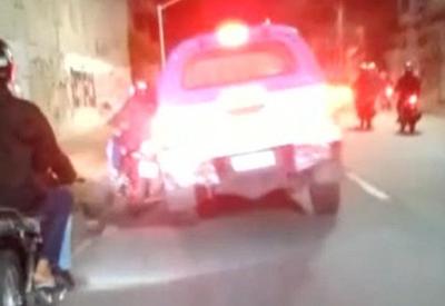 PM investiga se viatura atropelou motociclista de propósito no RJ