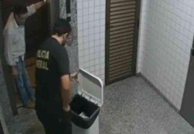 Vídeo: conselheiro tenta fugir da polícia e jogar quase R$ 500 mil em cheques no lixo