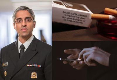 Autoridade de saúde pública dos EUA quer “advertência de cigarro” nas redes sociais; entenda