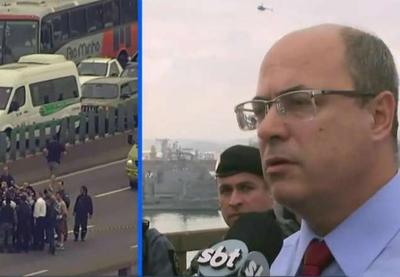 Witzel celebra ação da PM em sequestro na Ponte Rio-Niterói
