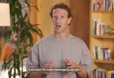 "País do Zap-Zap": Brasil envia "4 vezes mais áudios de WhatsApp do que em qualquer outro país", diz Mark Zuckerberg
