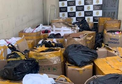 Polícia fecha depósito clandestino que armazenava produtos falsos