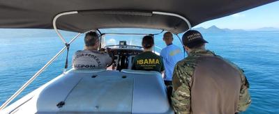 PF apreende materiais para caça de onça em Ilha Grande