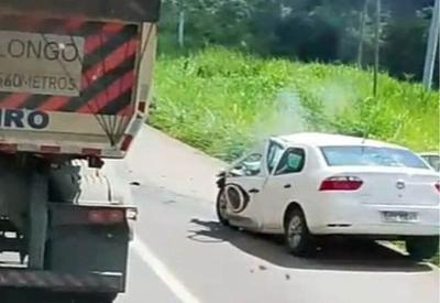 Cinegrafista da Band morre e repórter fica gravemente ferida em acidente na Grande BH