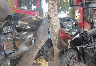 Grave acidente entre carro e caminhão deixa cinco mortos no Ceará