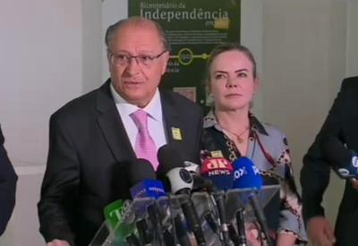 Alckmin chama atenção sobre manifestações: "quem vai pagar a conta"?