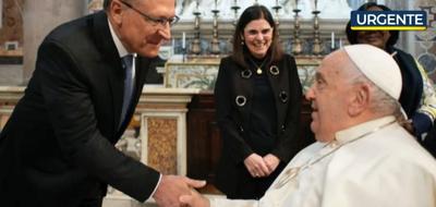 Alckmin relembra encontro com Papa Francisco ao SBT