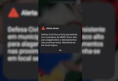 Alerta severo: Defesa Civil emite comunicado para chuva forte em São Paulo