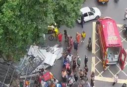 Imagem da notícia Queda de andaime mata mulher e fere homem no Rio de Janeiro