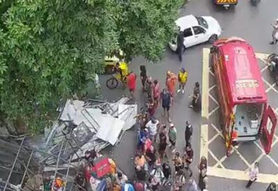 Queda de andaime mata mulher e fere homem no Rio de Janeiro