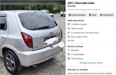 Criminosos criam falsos anúncios de veículos e sequestram vítimas no Rio de Janeiro