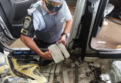 Polícia apreende 135 quilos de cocaína em caminhonete no interior de São Paulo