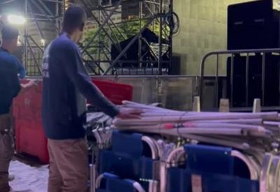 Show da Lady Gaga: operação encontra objetos enterrados na Praia de Copacabana