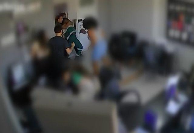 Clientes reagem a assalto em loja de celulares em Niterói e imobilizam criminoso