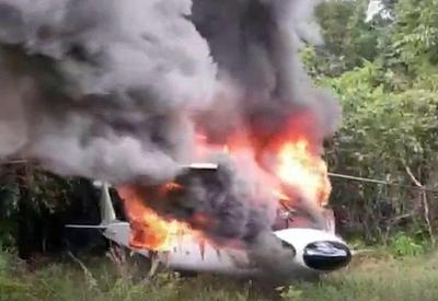 Ibama destrói aeronaves de garimpeiros em terra indígena em Roraima