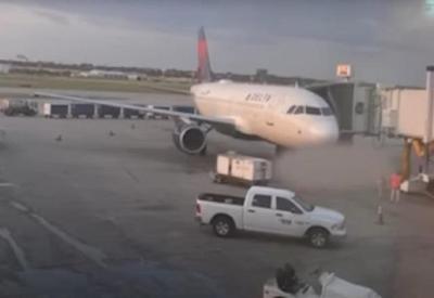 Homem morre ao ser sugado por turbina de avião em aeroporto dos EUA