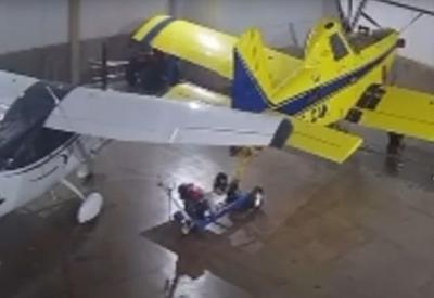 Criminosos invadem fazenda e tentam roubar avião em Mato Grosso