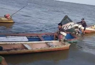 Três pessoas estão desaparecidas após naufrágio no Pará