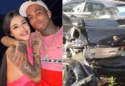 Bia Miranda e Gato Preto: carro de R$ 1,2 milhão ficou destruído após acidente; veja imagens