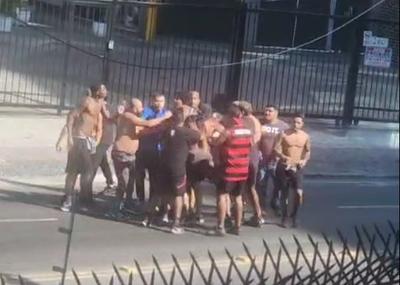 VÍDEO: Torcedores se enfrentam nas ruas do Rio antes de Fla x Flu