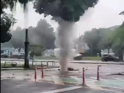 VÍDEO: bueiro explode na Praia de Botafogo, no Rio de Janeiro