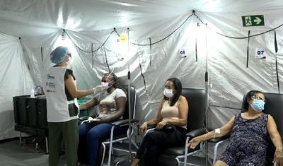 Hospital de campanha em São Luís atende adultos e idosos com sintomas leves de gripe