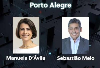 PORTO ALEGRE : Manuela, 51%, Melo, 49%, aponta Ibope