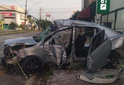 Quatro pessoas ficam feridas em grave acidente em Sorocaba (SP)