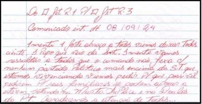 Polícia Civil abre inquérito para apurar cartas do PCC orientando votos em São Paulo e Santos