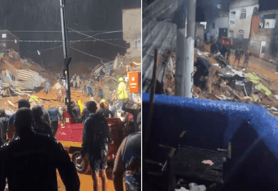 Temporal deixa 14 mortos em Juiz de Fora (MG) 