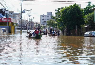 Sete rios estão acima da taxa de inundação no Rio Grande do Sul
