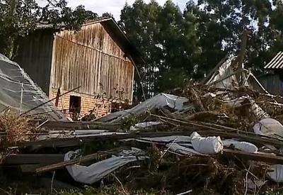 Primeiro ciclone a atingir Rio Grande do Sul completa 1 mês