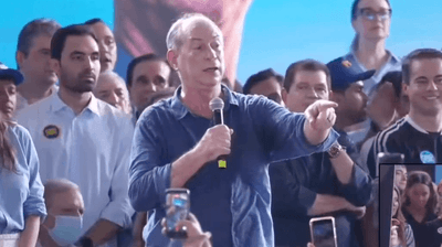 Ciro confunde gesto com símbolo de facção e ameaça prender apoiador no Ceará