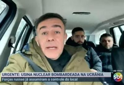 Correspondente do SBT sai de Lviv com grupo de brasileiros rumo à Polônia