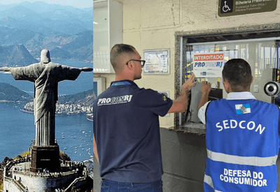Cristo Redentor tem acessos interditados pelo Procon-RJ nesta segunda-feira (17)