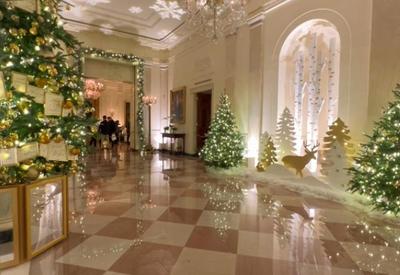 SBT mostra detalhes da decoração de Natal na Casa Branca