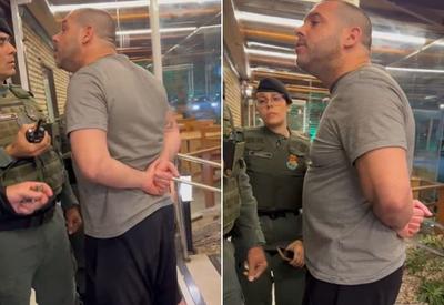 VÍDEO: delegado de Fortaleza é detido após chamar policial militar de "vagabundo"