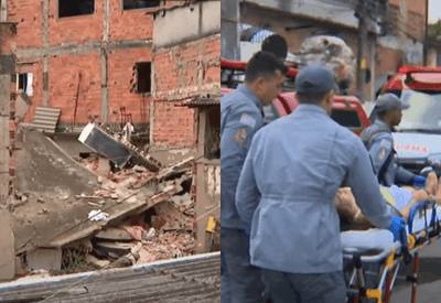Bebê de cinco meses morre após desabamento de casa em São Paulo; cinco ficaram feridos