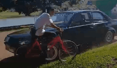 Ciclista é atropelada durante competição de corrida no interior do Rio Grande do Sul