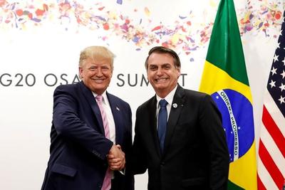 Bolsonaro agradece apoio de Trump e diz que presidente dos EUA é exemplo de “fé e resiliência”