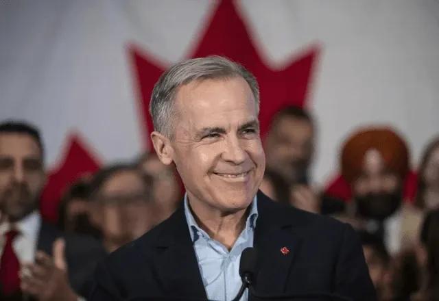 Mark Carney, do Partido Liberal, vence eleição no Canadá