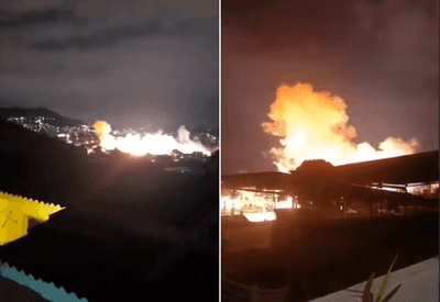 Vídeo: explosão atinge trem e provoca susto em moradores de Quintino, zona norte do Rio