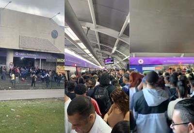 Falha na Linha 5-Lilás do Metrô de São Paulo causa atrasos e filas