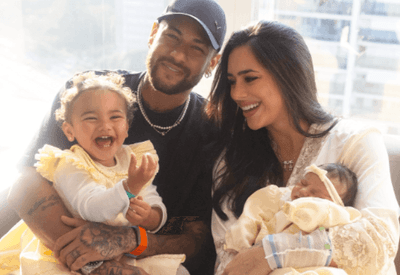 Neymar e Bruna Biancardi publicam fotos de Mel, segunda filha do casal; veja 