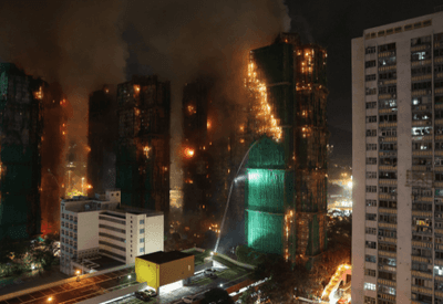 Hong Kong ainda tem 300 desaparecidos após incêndio em conjunto habitacional