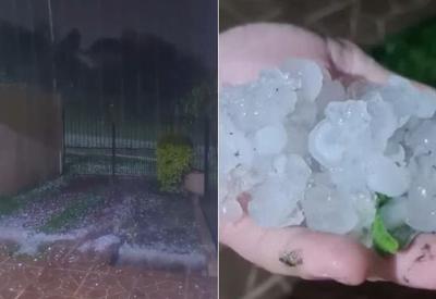 Granizo atinge a Grande SP em forte tempestade; entenda o fenômeno