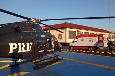 PRF disponibiliza helicóptero para família de jovem baleada por agentes da corporação no RJ