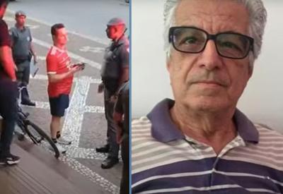 Câmera flagra momento em que idoso recebe voadora antes de morrer em Santos 
