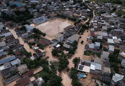 Fortes chuvas no Espírito Santo deixam 320 desalojados e 26 desabrigados